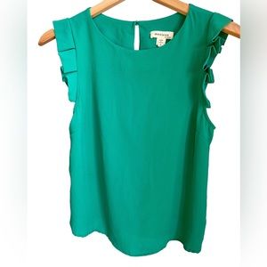 Monteau Los Angeles Sleeveless Dress Shirt Size Large